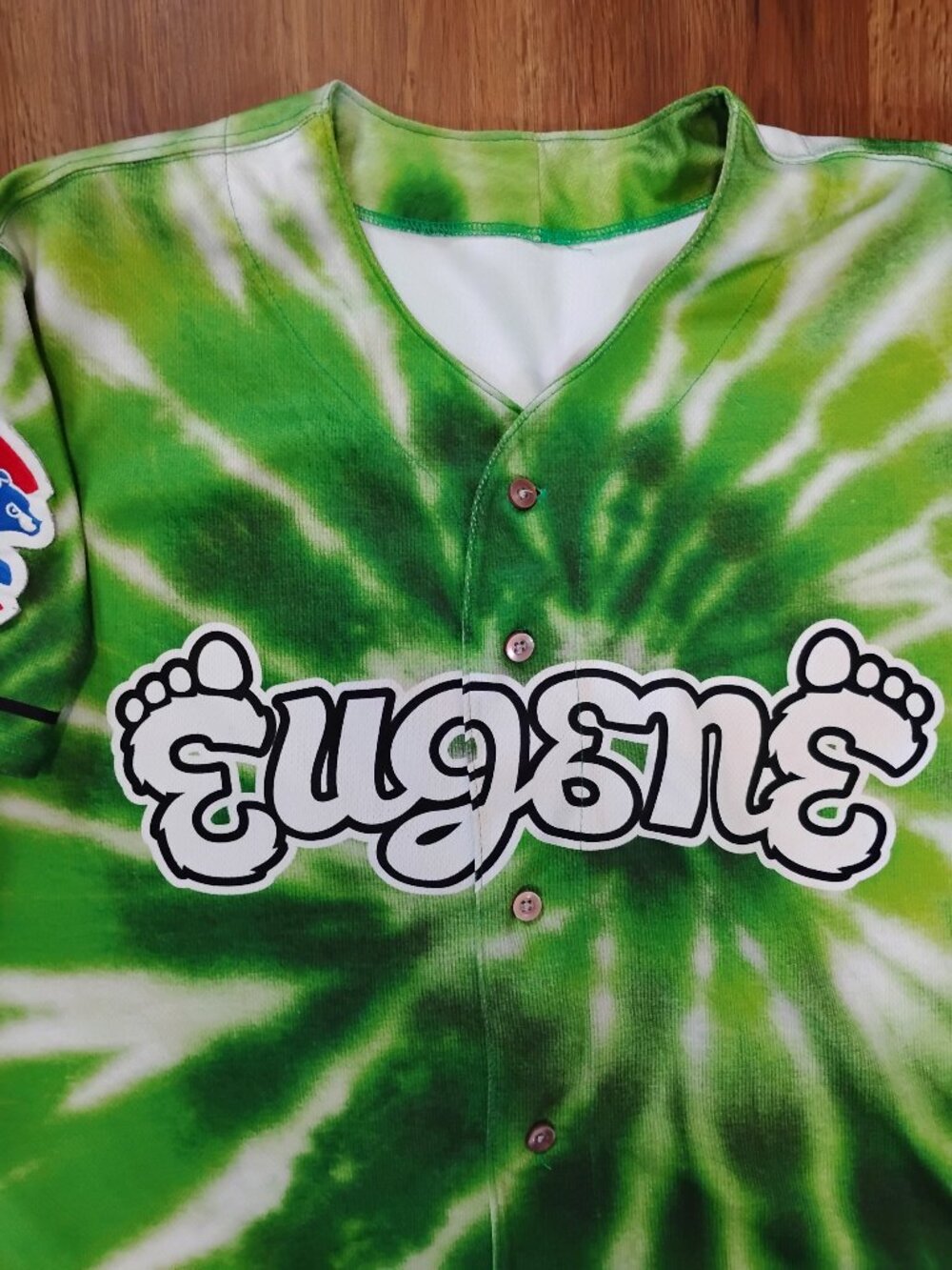 Wilson Eugene Emeralds Tie Dye Baseball Jersey